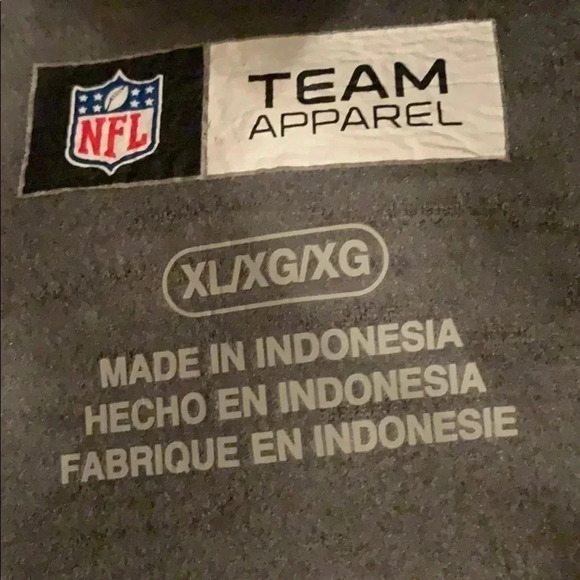 Las Vegas Raiders Logo Heather Gray Pullover NFL Hoodie - Picture 4 of 7